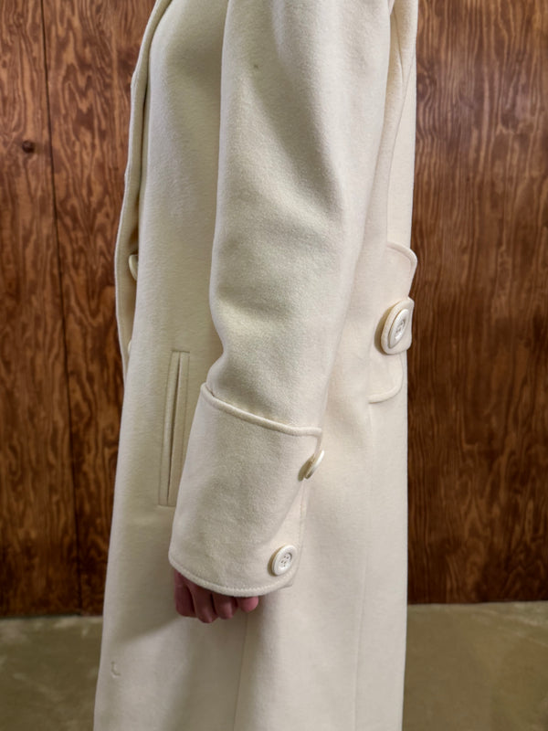Gai Mattiolo cream Wool Coat