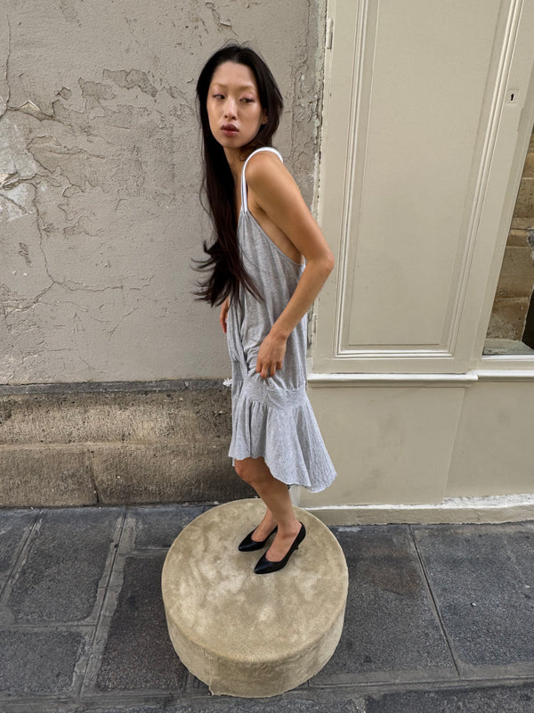 Grey slouch dress