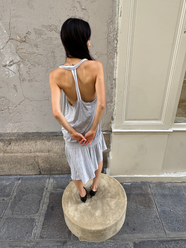Grey slouch dress