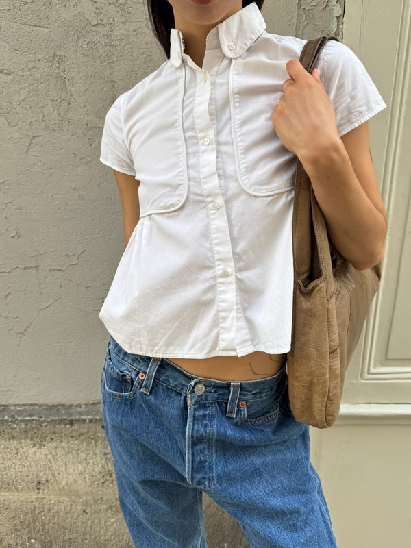 Burberry peplum shirt
