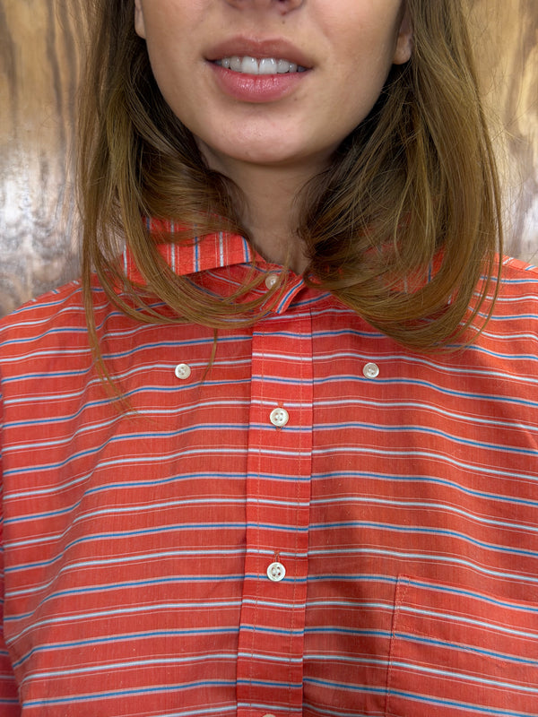 Red stripped shirt