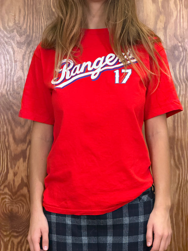Red Graphic T-shirt - Rangers