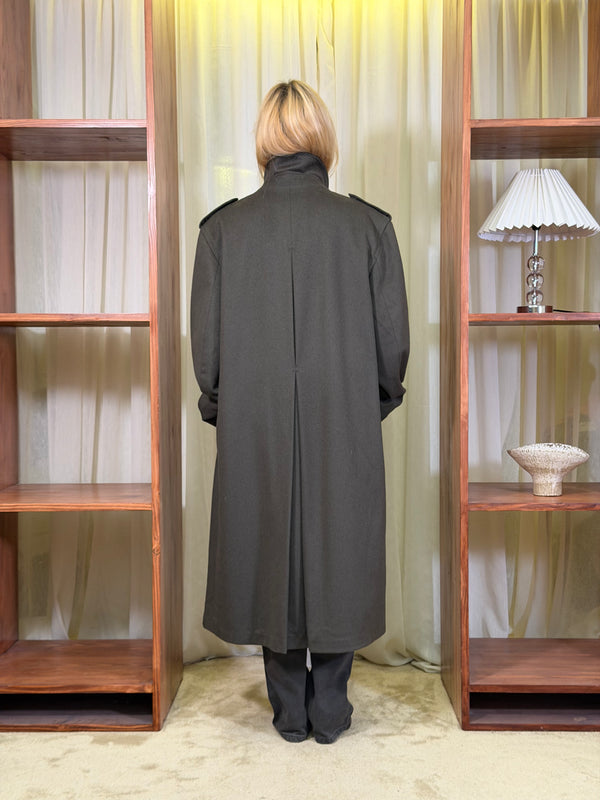 Khaki wool coat