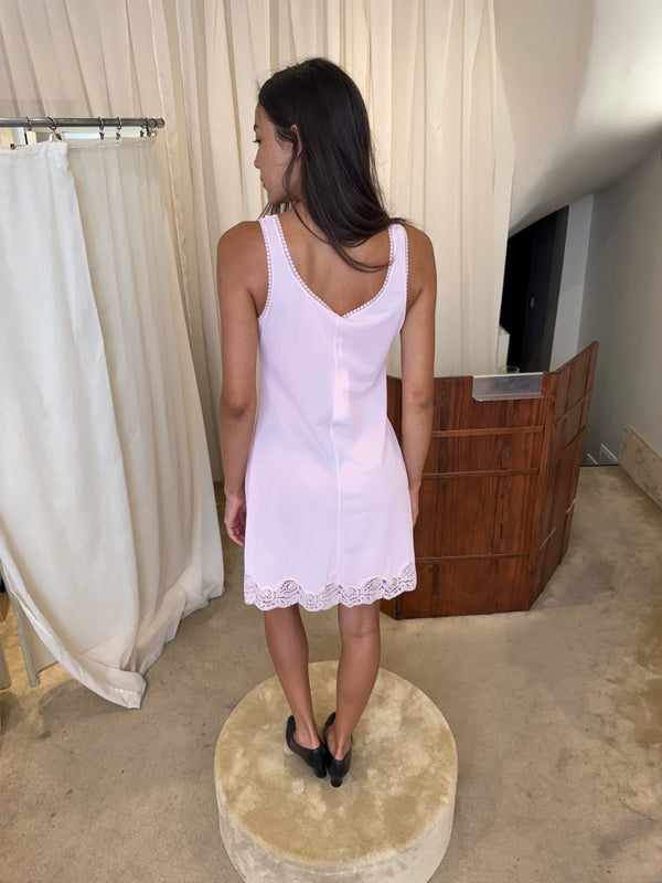 Candy pink slip dress