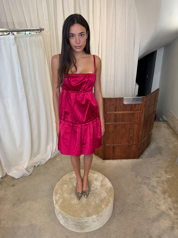 Prada London satin dress