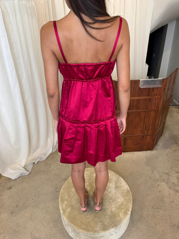 Prada London satin dress