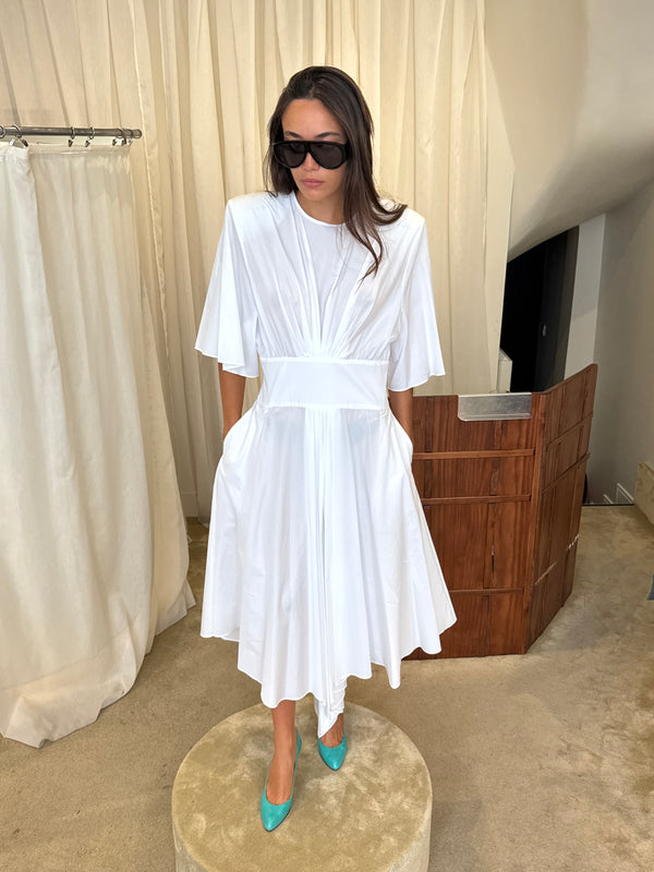 Alexandre Vauthier cotton poplin dress