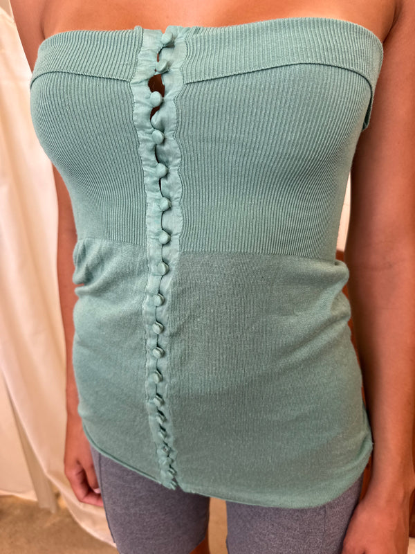 Green bustier