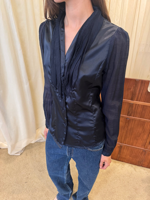 Navy blue shirt