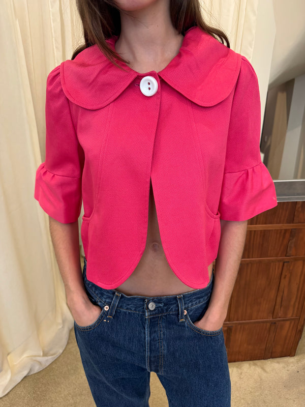 Short pink jacket