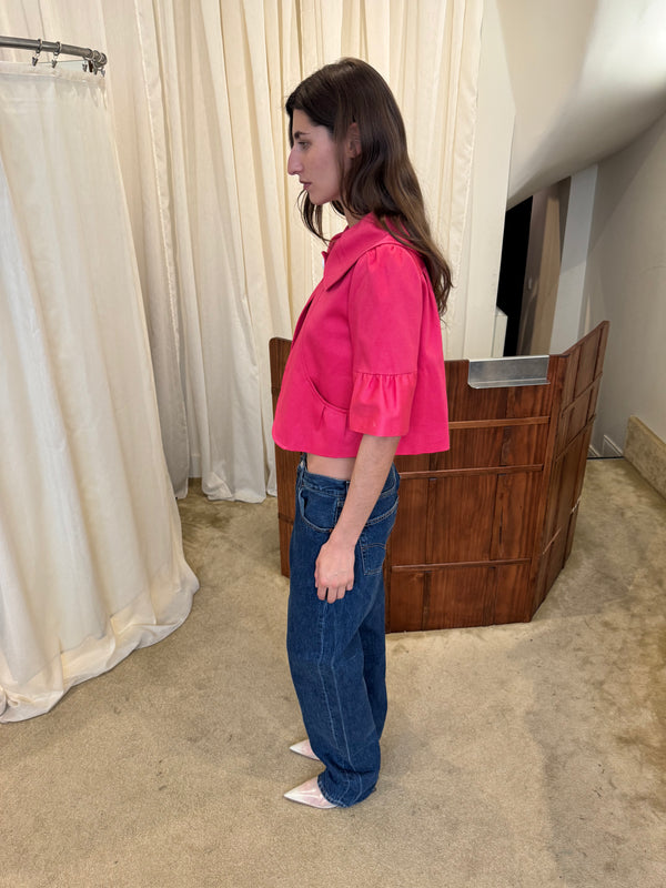 Short pink jacket