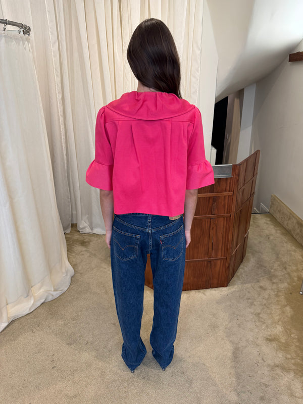 Short pink jacket