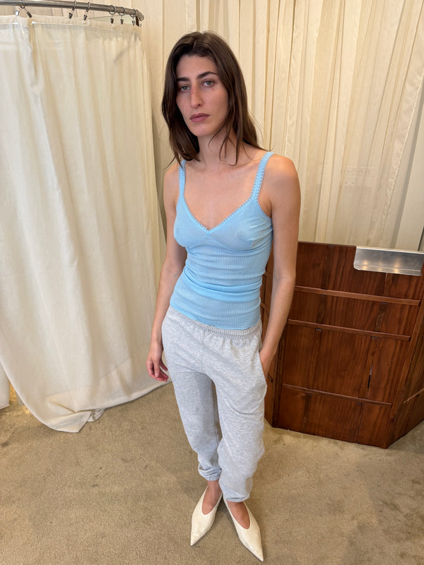 Grey sweatpants