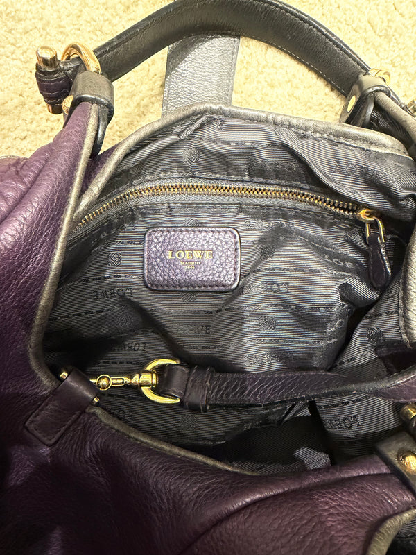 Loewe Purple Shoulder Bag