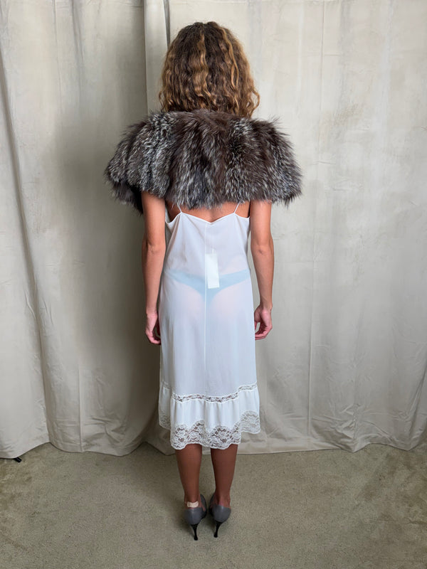 Fur mink collar