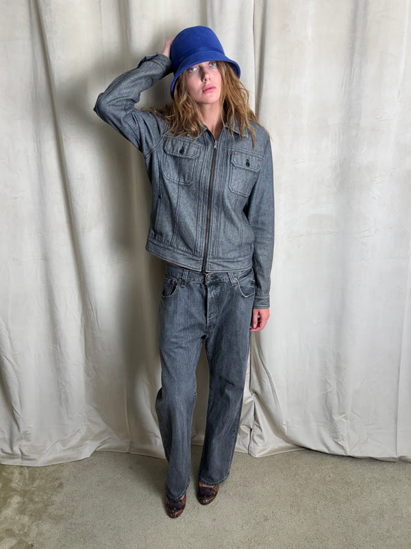 Workwear denim jacket