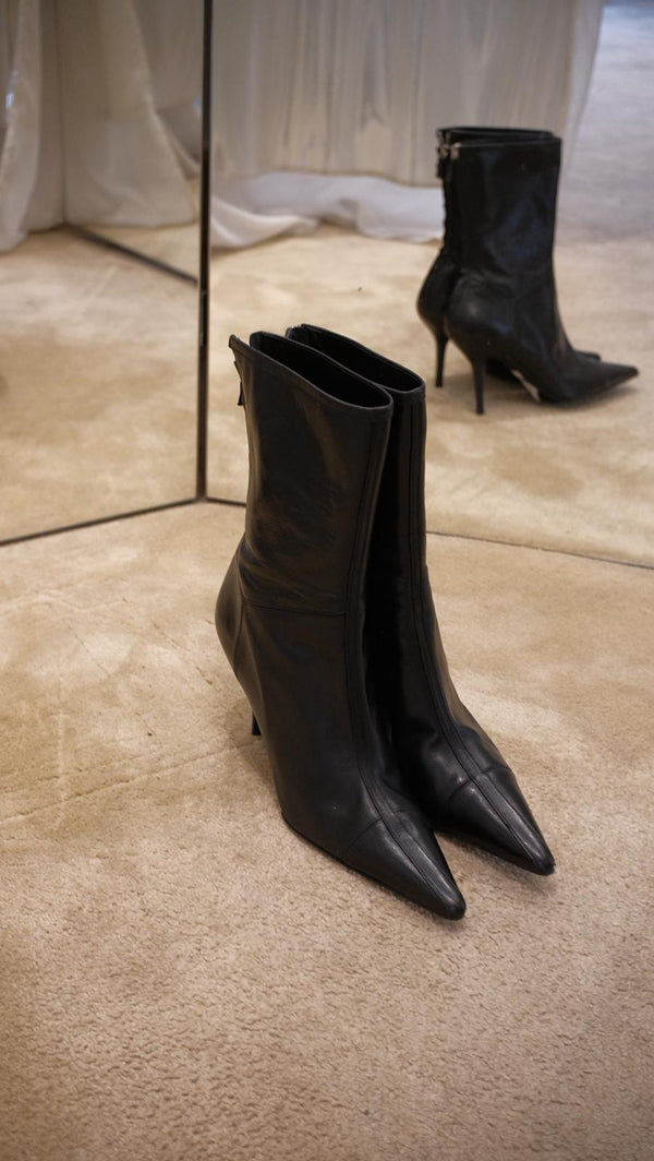 Bottes noires Narciso Rodriguez