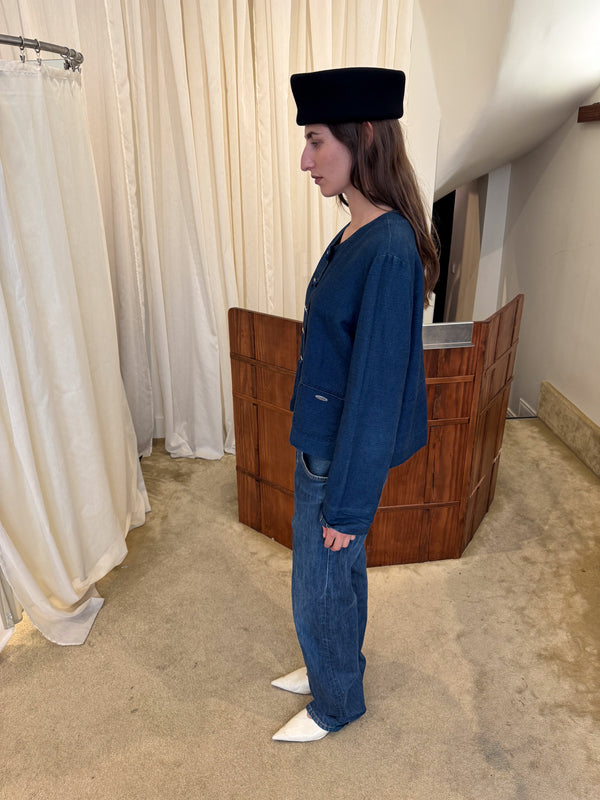 Linen officer jacket