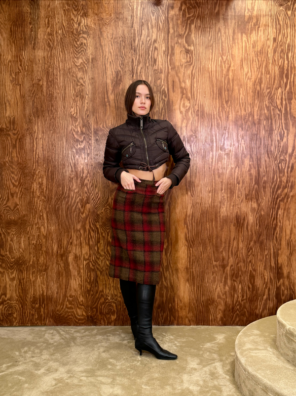 Checked Skirt