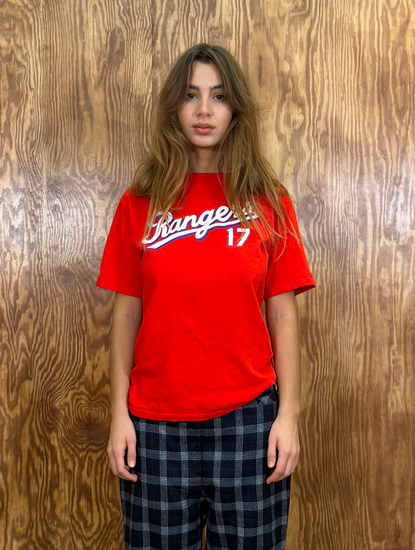 Red Graphic T-shirt - Rangers