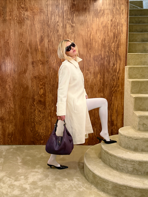 Gai Mattiolo cream Wool Coat