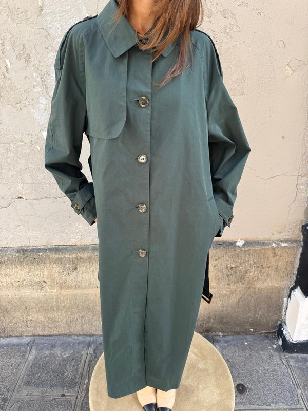 Oversized trench coat