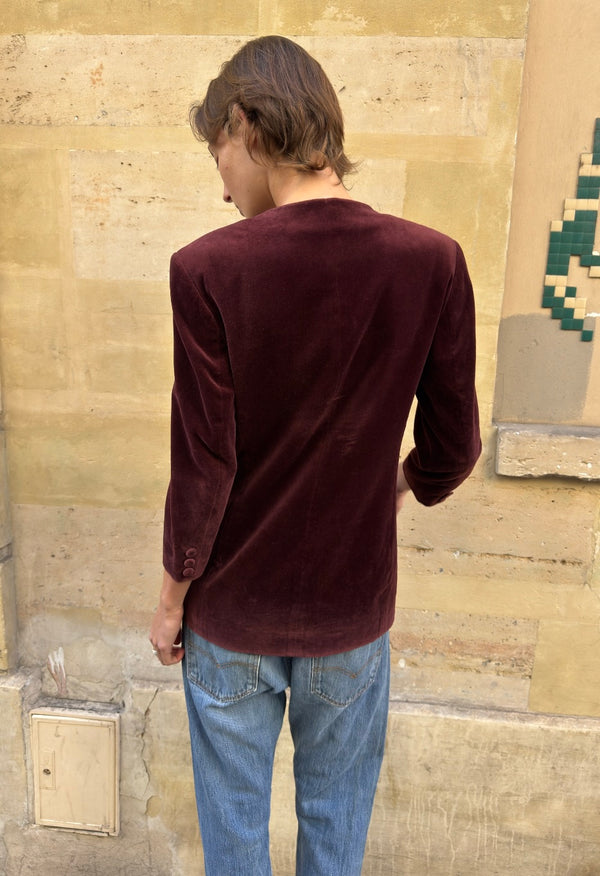 Velvet jacket