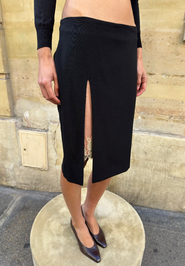 Jean Paul Gaultier wool skirt
