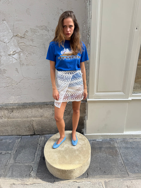 Lace pareo skirt