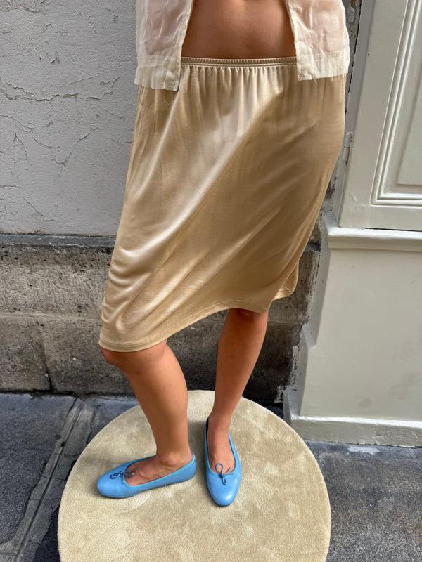 Lingerie-style skirt