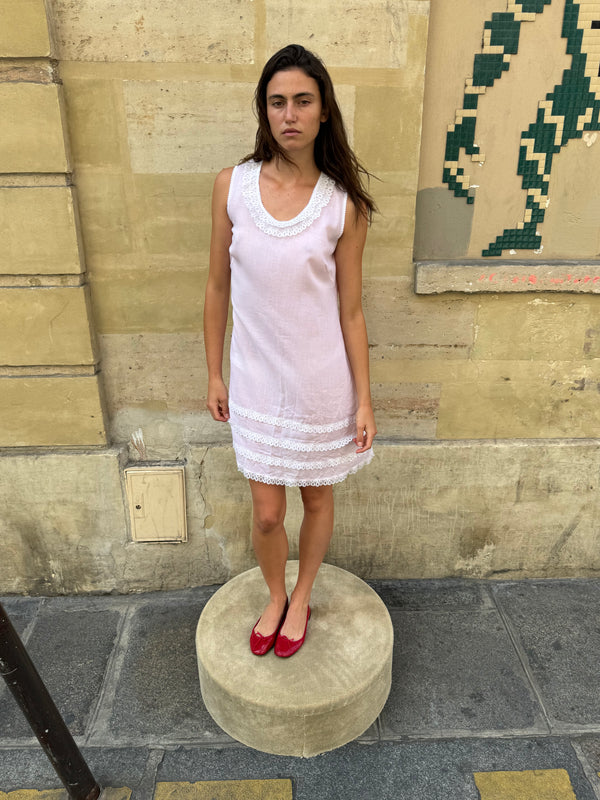 Vintage pale pink dress