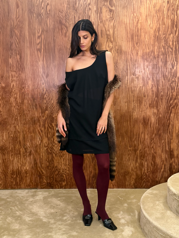 Givenchy Flowy Black Dress