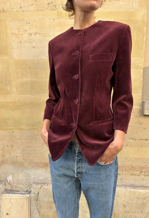 Velvet jacket
