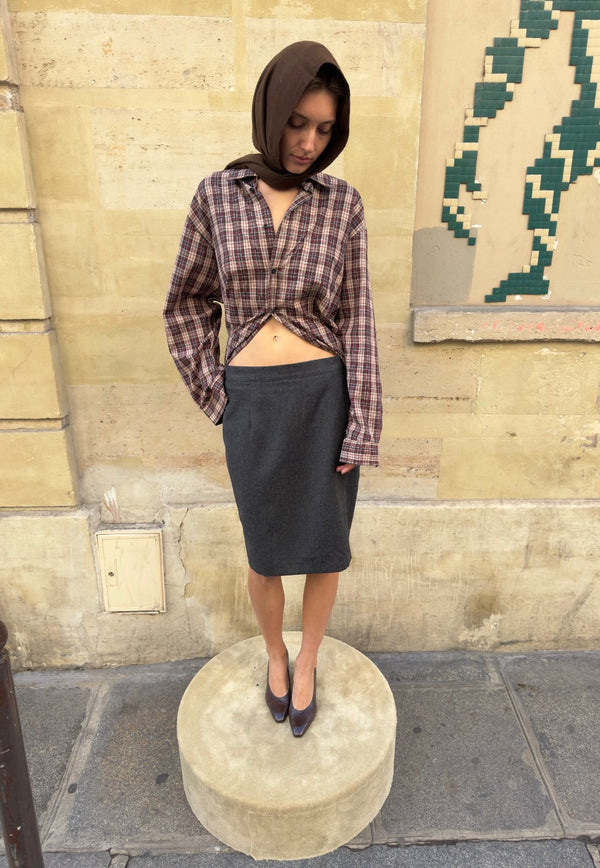 Burberry midi skirt